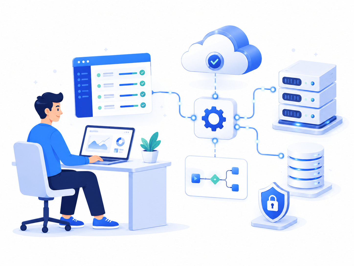 Ilustrasi API Automation FaithServer