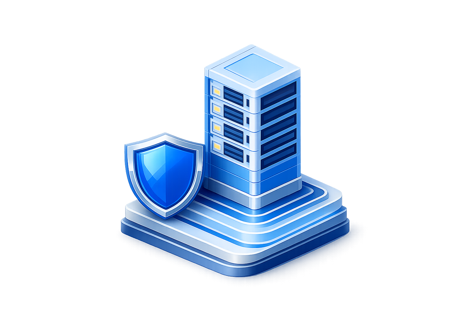 Dedicated server illustration